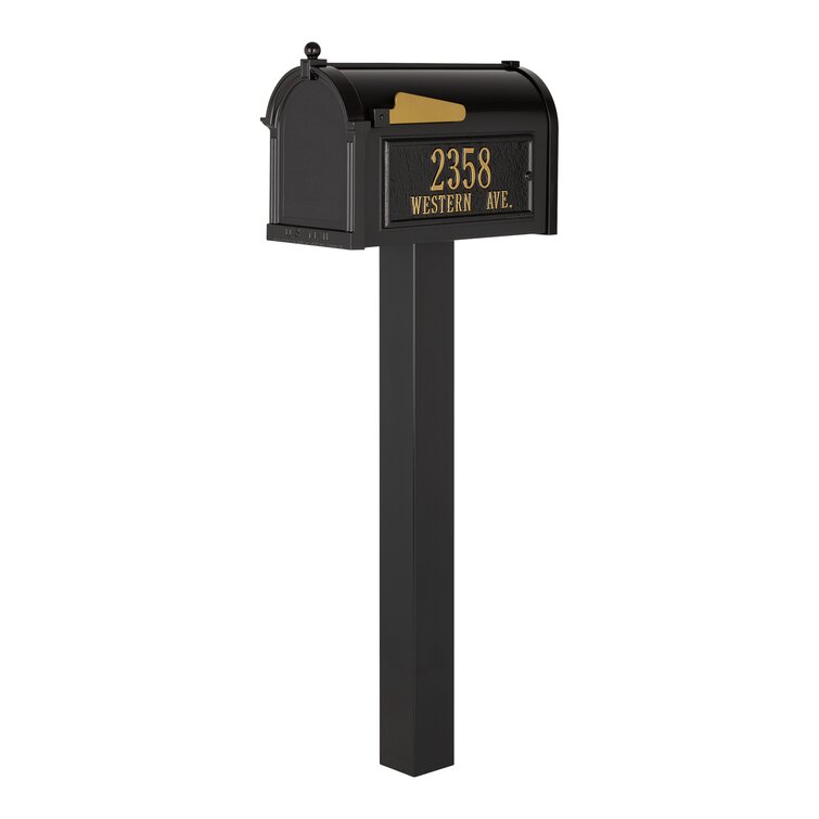 Whitehall Products Premium Package Post Mounted Mailbox & Reviews